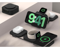 BELKIN Podróżna magnetyczna podkładka ładująca 3w1 15W, czarna WIZ024vfBK - 1363161 - zdjęcie 6